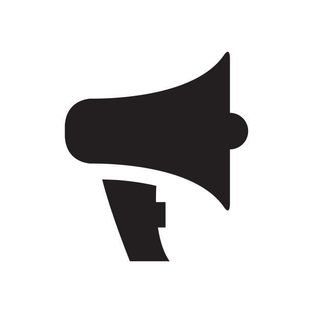 扩音器图标矢量插图图片下载