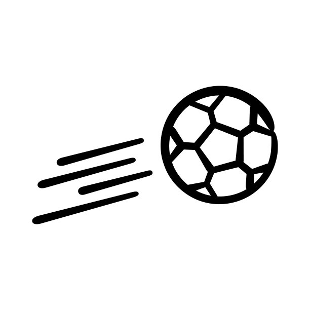 足球运动手绘图标图片下载