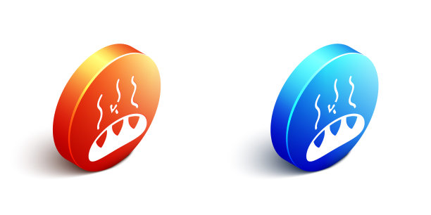 等距捐赠食品图标孤立在白色图片下载