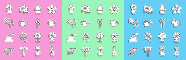 用浇花壶设置线铲位置图片下载