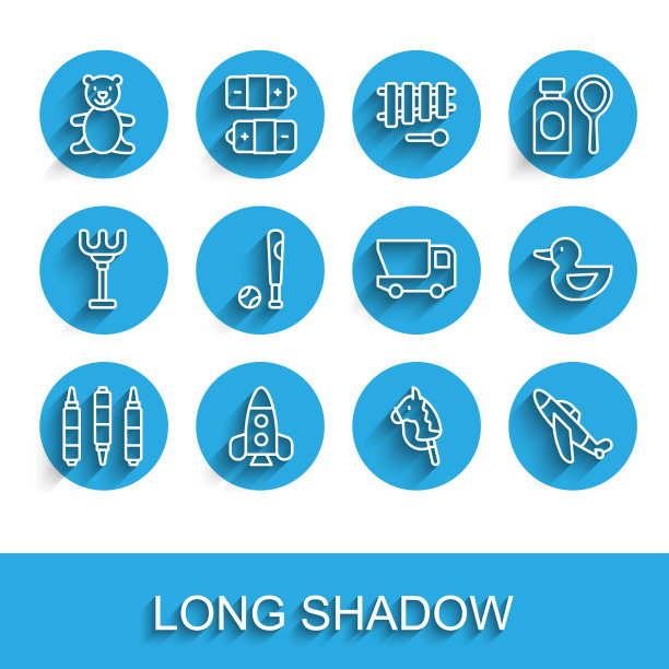 设线记号笔火箭船玩具泰迪熊图片下载