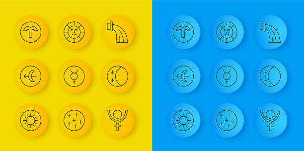 太阳设行人马座的黄道带象征水银图片下载