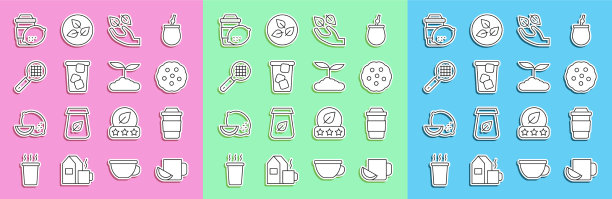 在茶里放上柠檬饼干或饼干图片下载