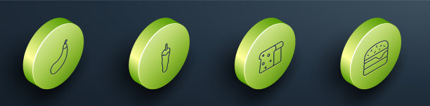 定等距线茄子辣辣椒图片下载