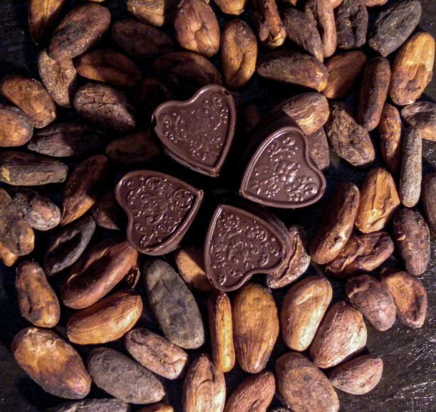 巧克力炉胜过可可豆。图片下载