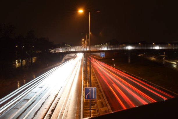 超速的汽车灯图片下载