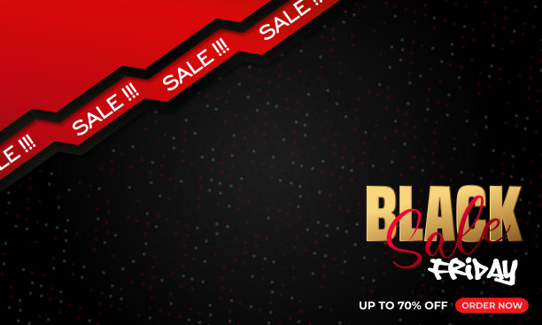 黑色星期五特惠促销背景。图片下载