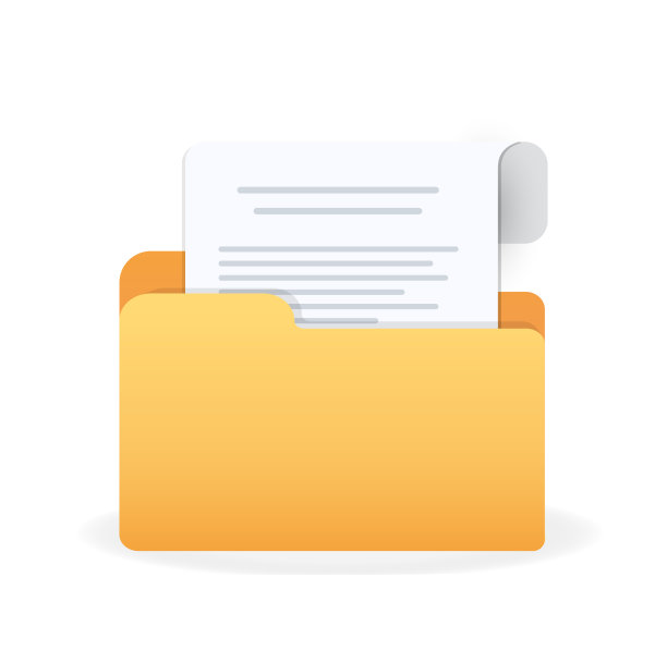3d文档文件夹纸质文件技术存档对象与3d图标图片下载