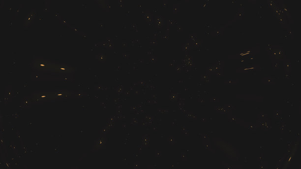 抽象金色粒子背景为新年视频，庆祝视频等浮动金色火花背景在高分辨率。图片下载