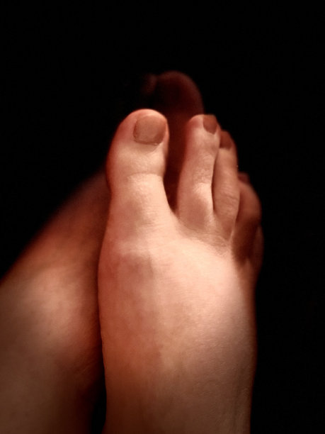 在家做足部护理后的脚图片下载