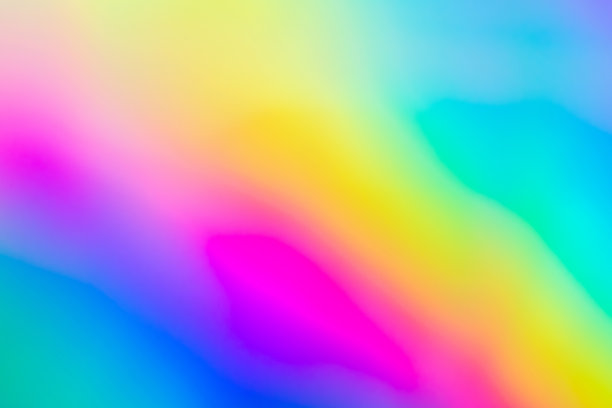 抽象模糊全息彩虹箔彩虹背景图片下载