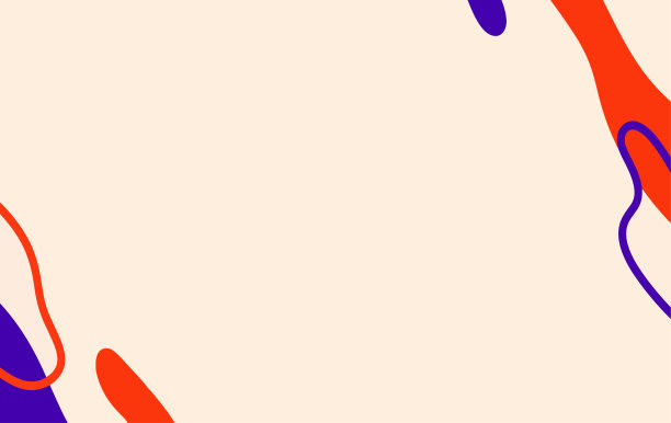 抽象流体背景图案在彩色形状设计。现代复古设计风格的海报，传单，墙纸和复制空间图片下载