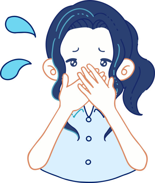 一个人在失态后匆忙的矢量插图图片下载