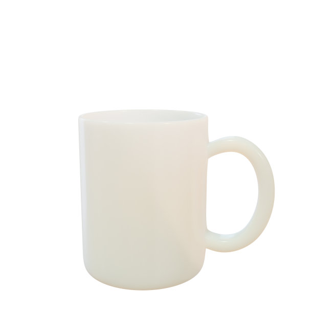 光陶瓷杯。3 d渲染。图片下载