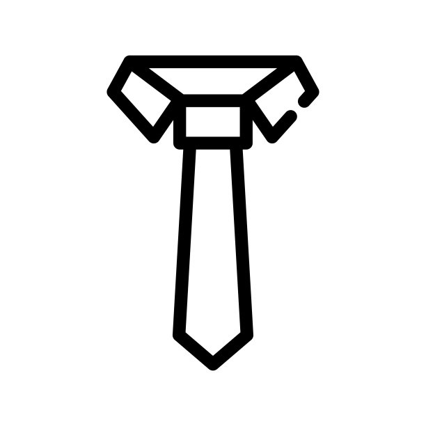 领带图标设计模板图片下载