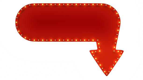 箭头框架和金色轻多边形风格在白色背景。三维渲染图片下载