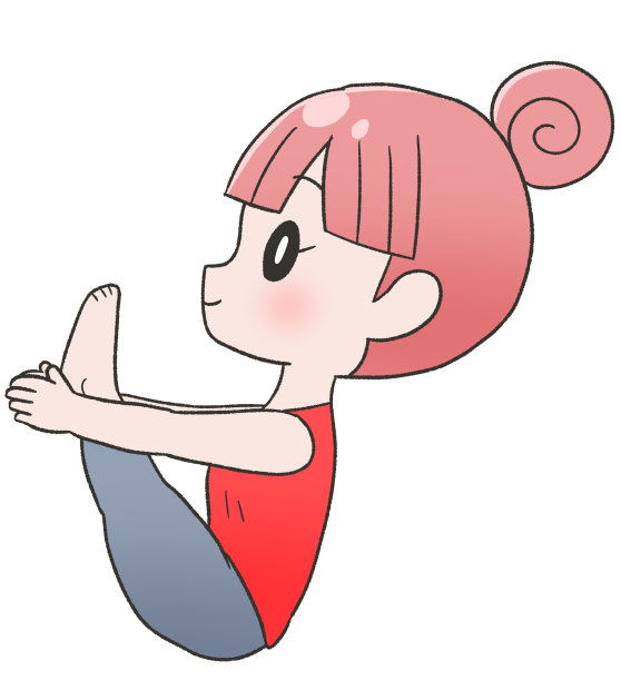 女子在完整的瑜伽船姿势插图图片下载