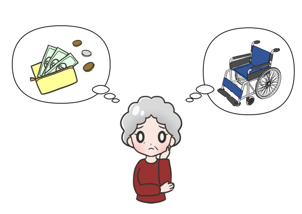 一位奶奶想知道租轮椅好还是买轮椅好图片下载