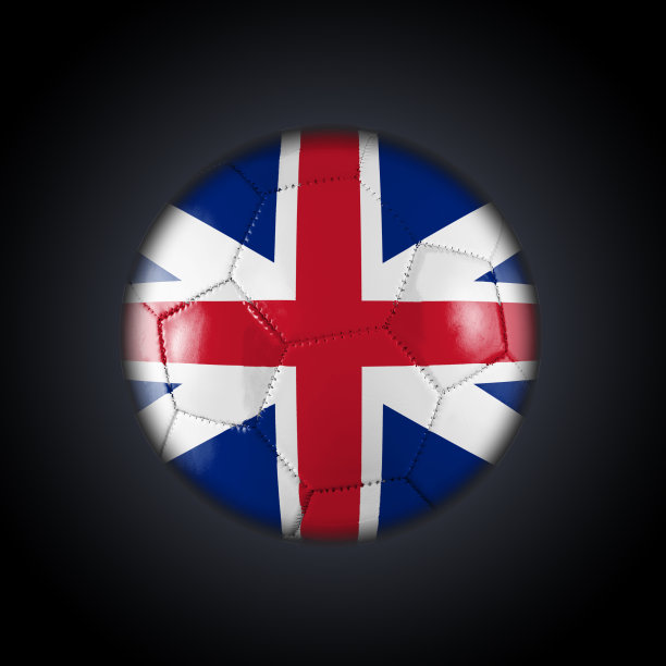 有国旗的足球。图片下载