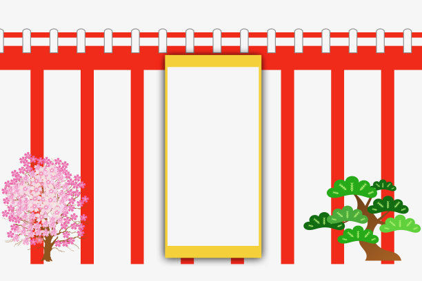 红白窗帘图片下载