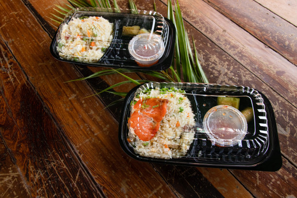 用一次性塑料包装的高棉食品图片下载