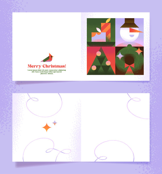 方形圣诞节图片下载