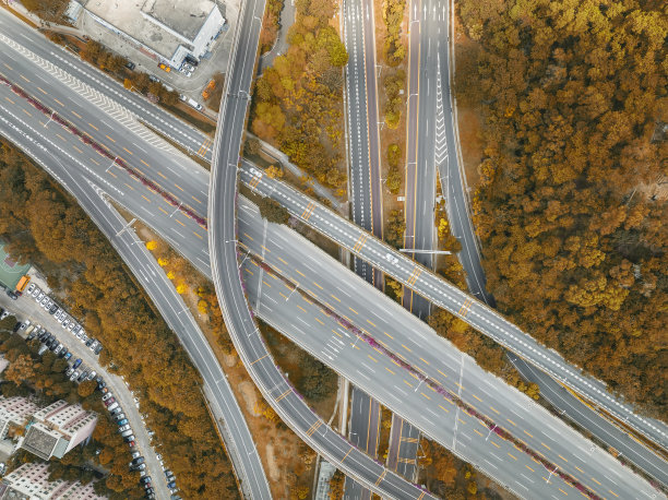 中国深圳的天际线鸟瞰图图片下载