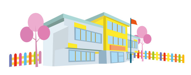 学校建筑幼儿园学前小学教育图片下载