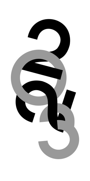 载体。2023年拜年标志文字设计。设计模板与2023排版标志。2023年快乐新年符号收藏。极简主义的背景品牌，横幅，封面，明信片。图片下载