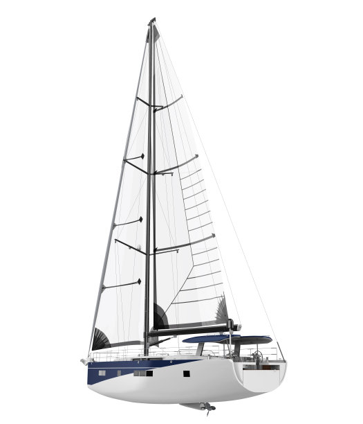 游艇孤立图片下载