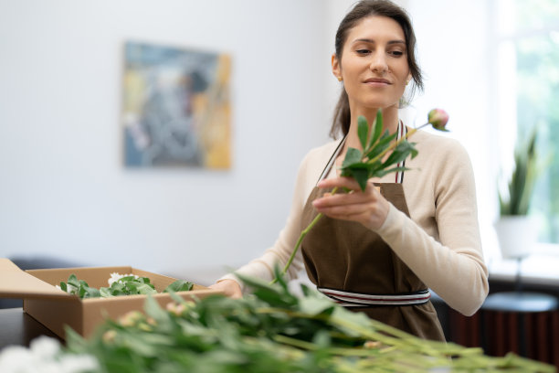 花商与花图片下载