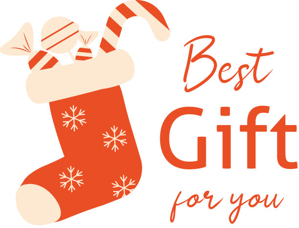 带糖果贴纸的圣诞袜图片下载