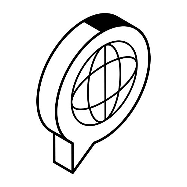 翻译等距图标溢价线图片下载