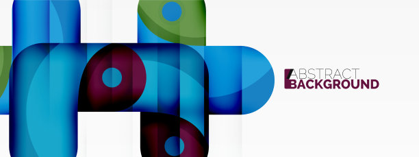 创意几何墙纸圆箭头形状图片下载