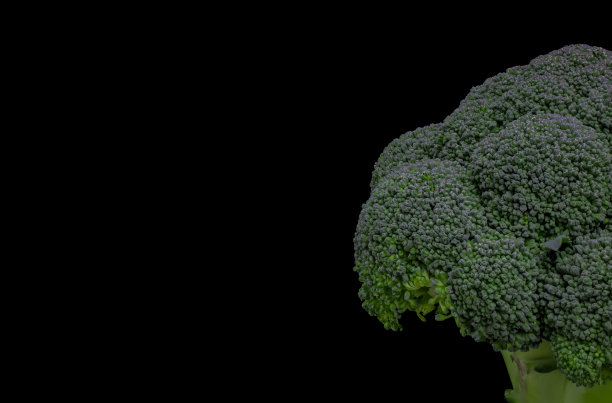 健康的食物背景与新鲜的绿色西兰花图片下载