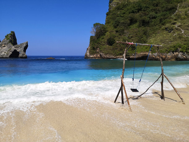 Atuh海滩，Nusa Penida，印度尼西亚巴厘岛图片下载