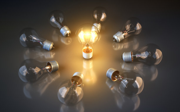 创新创意概念特色灯概念图片下载