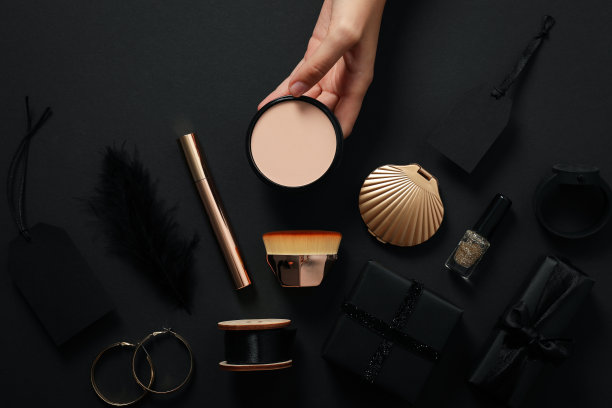 黑色星期五促销的概念，俯视图图片下载