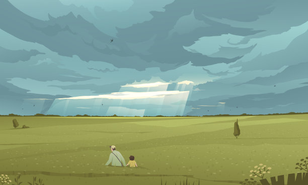 多云的天空背景图片下载