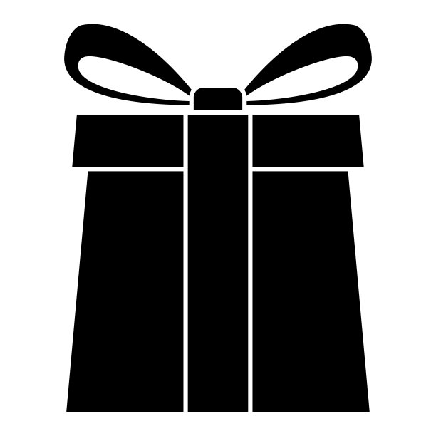 礼品盒孤立的白色背景图片下载