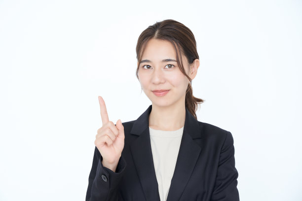 商业女性做手势图片下载
