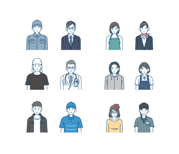 从事不同职业的人图片下载
