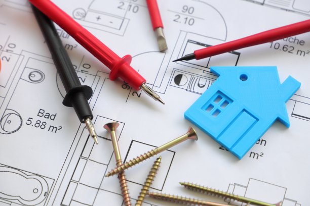 电路图上有仪表的螺丝刀图片下载