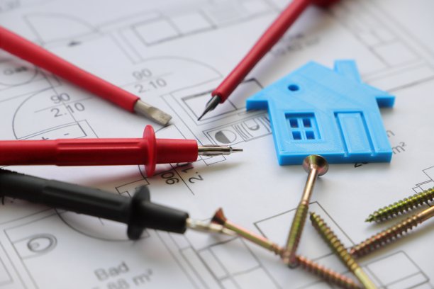 电路图上有仪表的螺丝刀图片下载