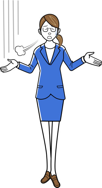 紧张的商人和女商人图片下载