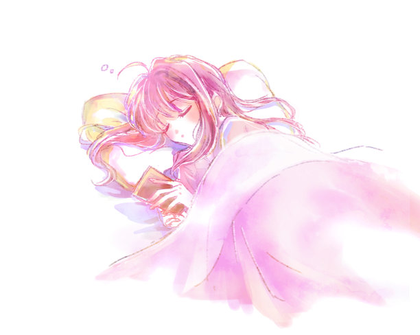 一个看着智能手机睡觉的女人图片下载