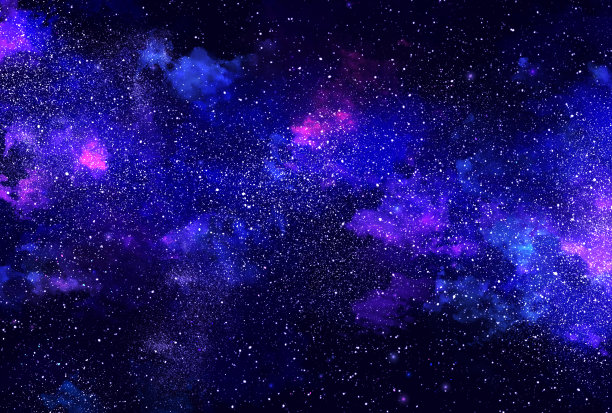 美丽的夜空背景插图图片下载