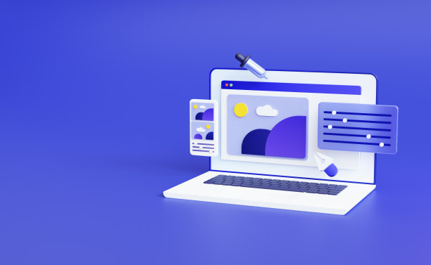 3d渲染照片编辑软件。移液管和钢笔工具。自由职业的概念。设计。创作过程图片下载