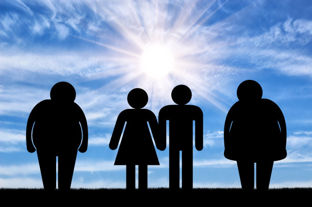 肥胖人的概念图片下载