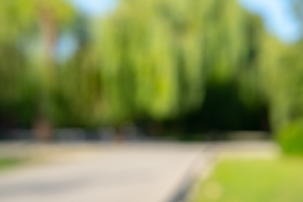 抽象模糊城市公园为背景图片下载